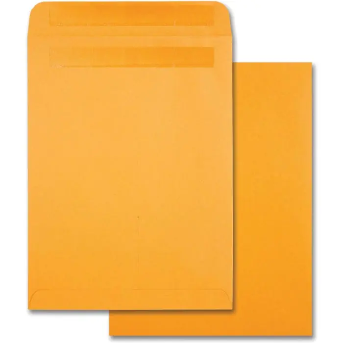 Quality Park High Bulk Self-Seal Envelope, 9 x 12 Inches, Kraft, Box of 100 Trusted Brand